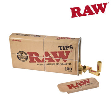 Picture of RAW TIPS - PRE-ROLLED IN ROLLED TIN