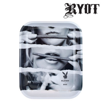 Picture of PLAYBOY BY RYOT ROLLING TRAYS - ROLLER GIRL LRG