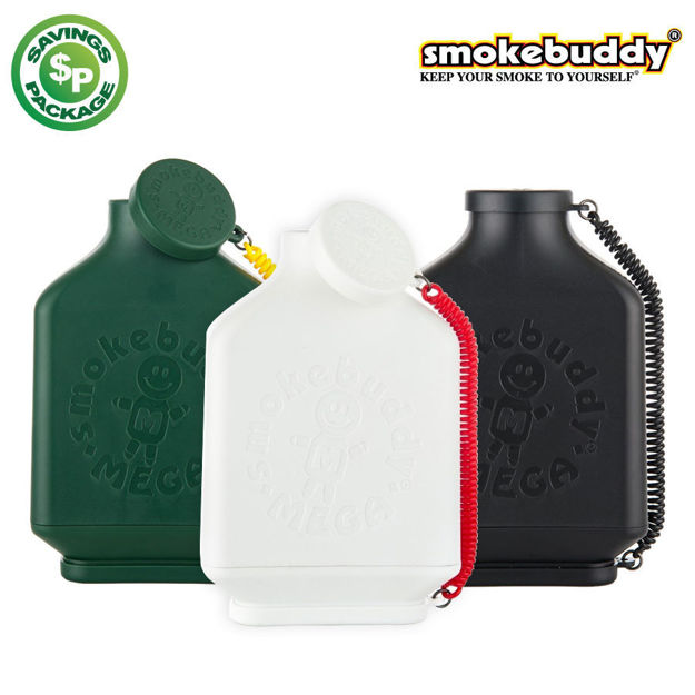 Picture of SMOKEBUDDY MEGA PACKAGE - GREEN + WHITE + BLACK
