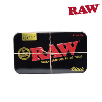 Picture of RAW BLACK METAL TIN CASE