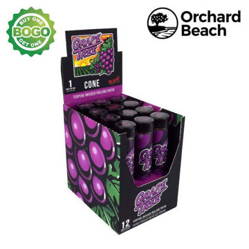 Picture of ORCHARD BEACH TERPENE INFUSED RAW CONES - GRAPE TREE