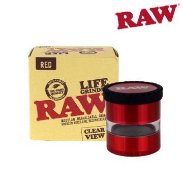 Picture of RAW LIFE GRINDER CLEAR BODY- RED